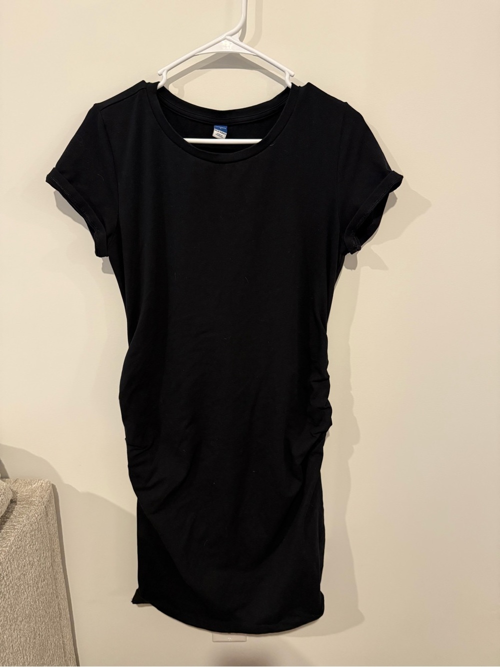 Old Navy Black Maternity Tee Dress